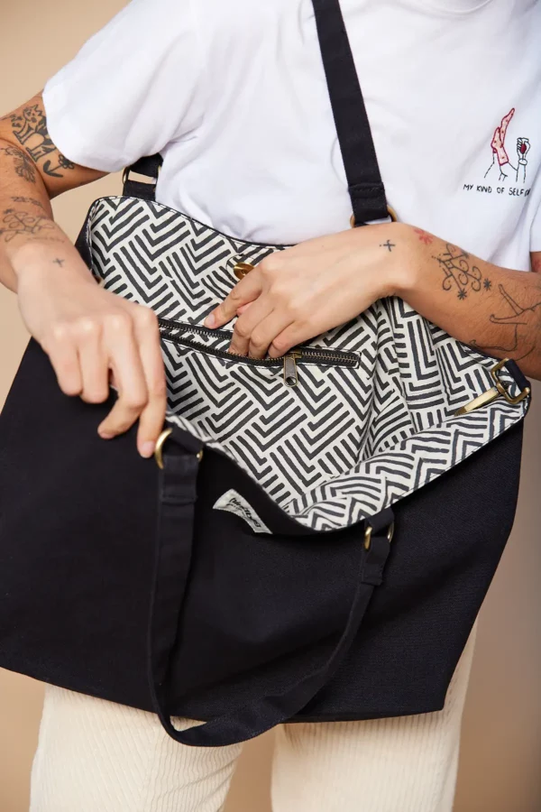 Sac cabas Raphaelle Noir – Image 4