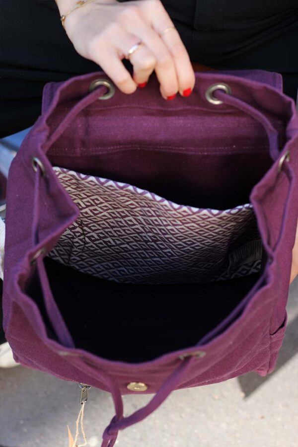 Sac à dos Eliot  Prune – Image 4