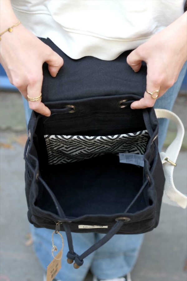 Mini sac à dos Eliot  Noir – Image 3