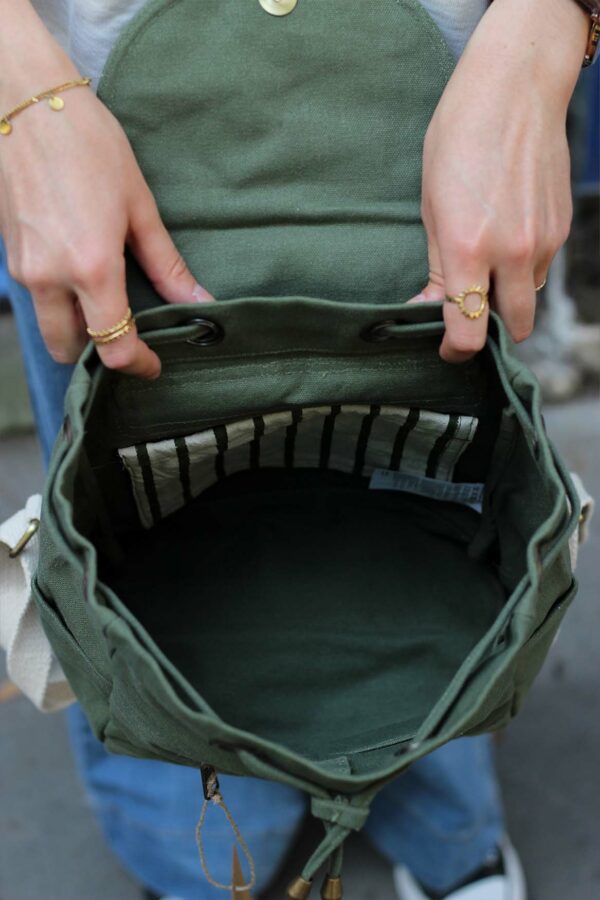 Mini sac à dos Eliot  Olive – Image 5