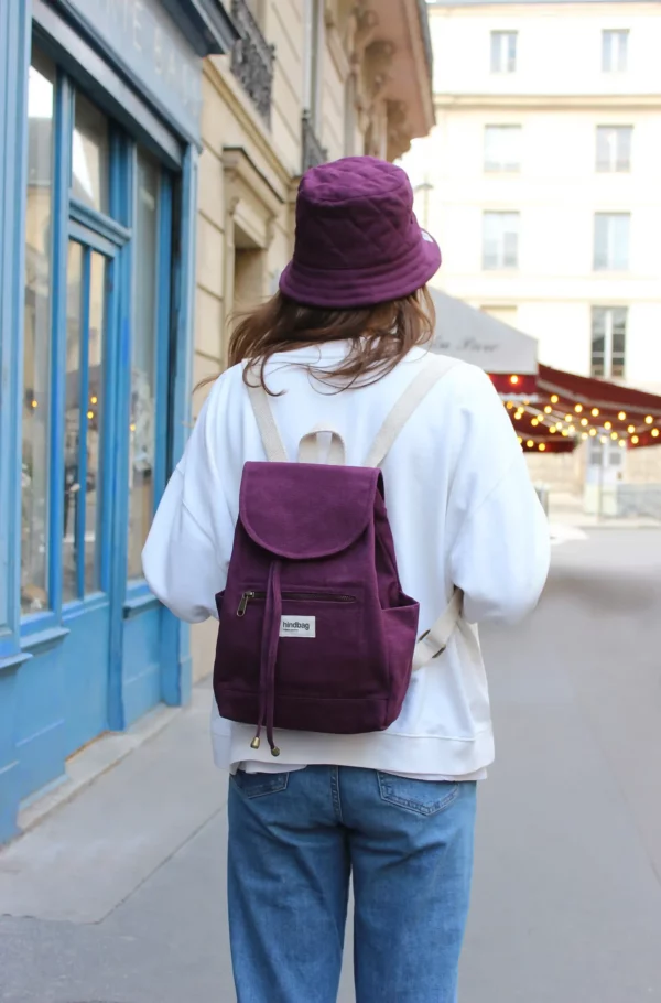 Mini sac à dos Eliot  Prune – Image 4