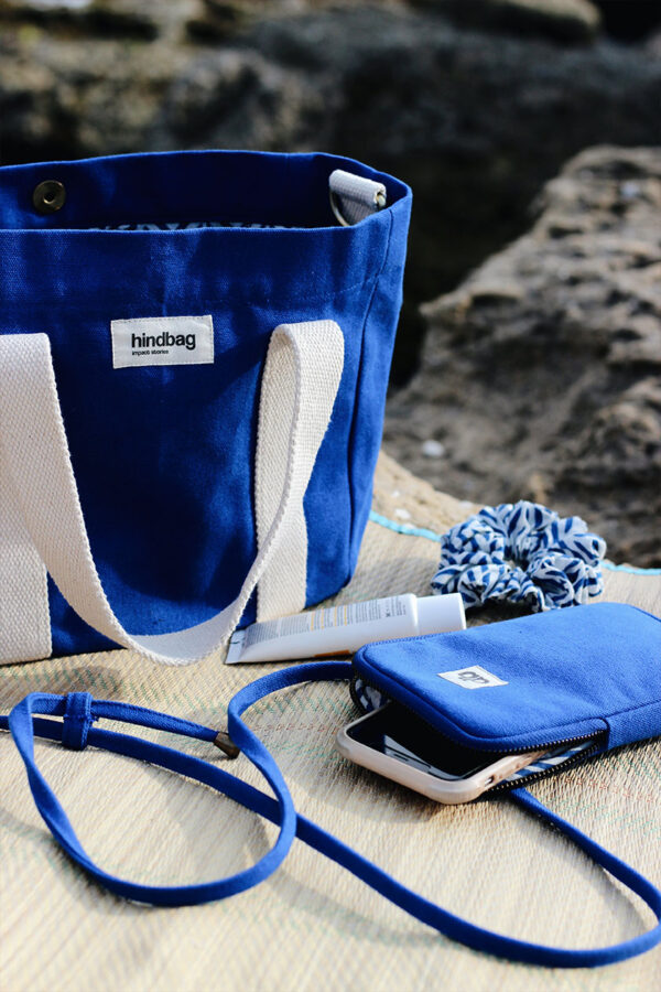 Sac carré Louise Bleu électrique – Image 2