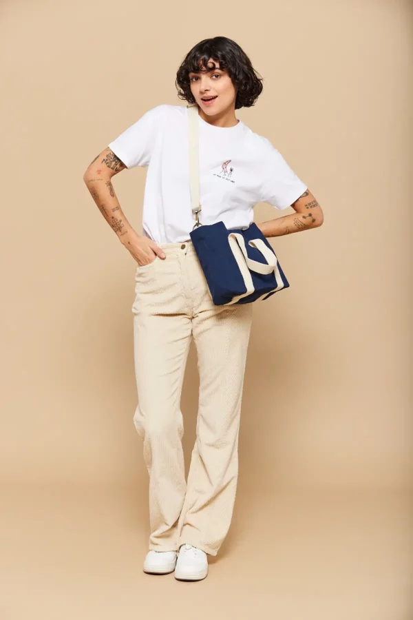 Sac carré Louise Noir – Image 2