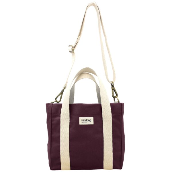 Sac carré Louise Prune