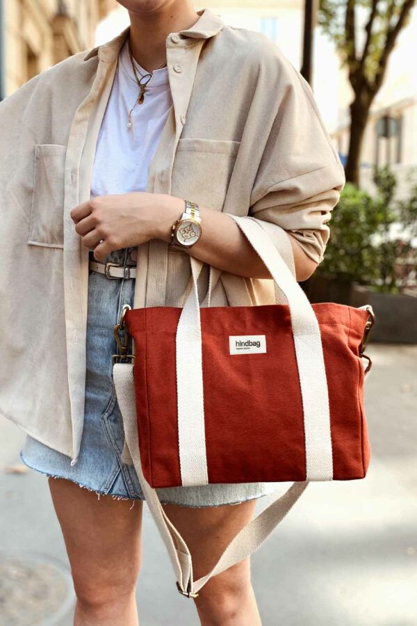 Sac carré Louise Terracotta – Image 2