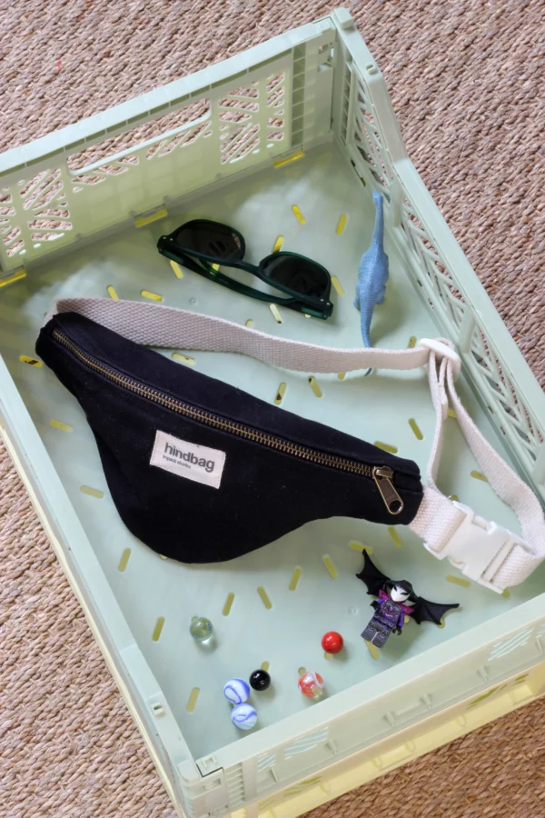 Sac banane enfant Augustin Noir – Image 2