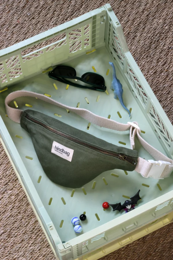 Sac banane enfant Augustin Olive – Image 2