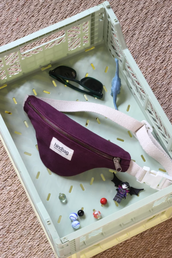 Sac banane enfant Augustin Prune – Image 2