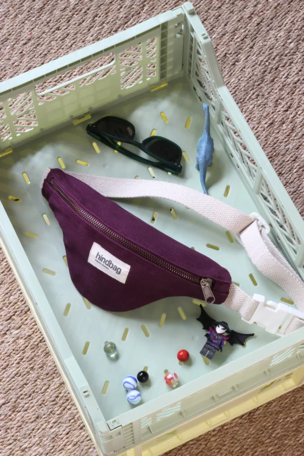 Sac banane enfant Augustin Prune – Image 2