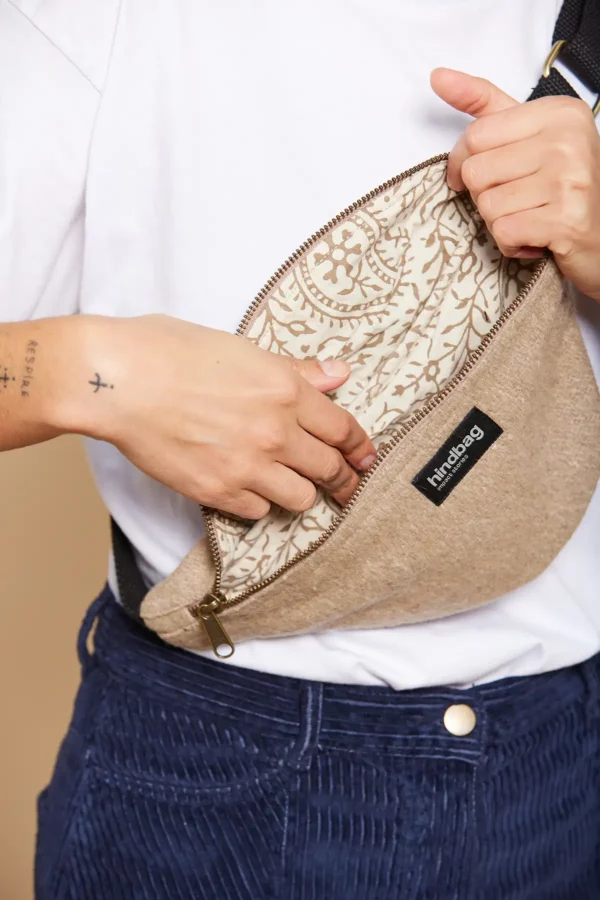 Sac banane Olivia Laine beige – Image 4