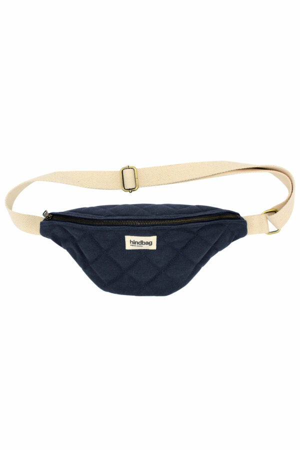 Sac banane matelassée Olivia Navy