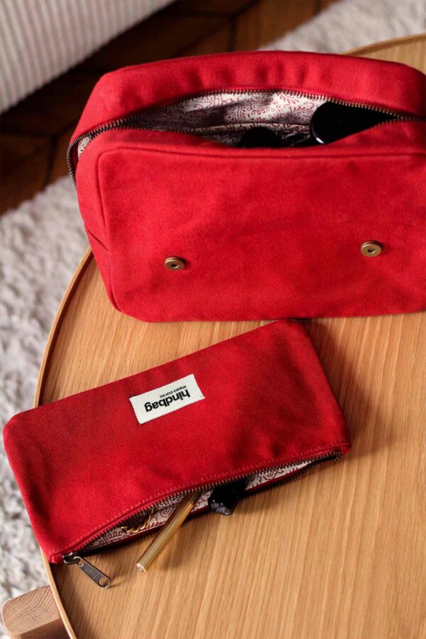 Trousse de toilette XL Alix Terracotta – Image 2