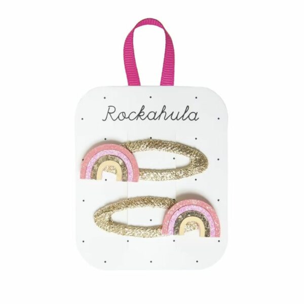 Clips arc-en-ciel hippie