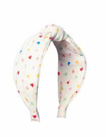 Bandeau noué Rainbow Hearts