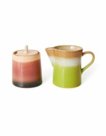 Pot à lait + pot à sucre, avant-pays