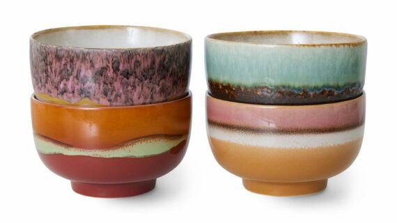 Bols à nouilles, geyser (lot de 4)