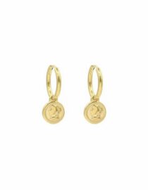 Boucles d'oreilles Little Coin Or