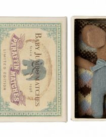 Les Miniatures - Souris bébé "Sleepy wakey" dans sa boîte - Bleu