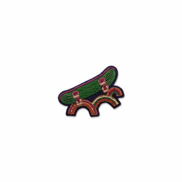 Broche Paradise Skating –  brodée à la main