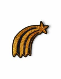 Broche Comète de Halley –  brodée à la main