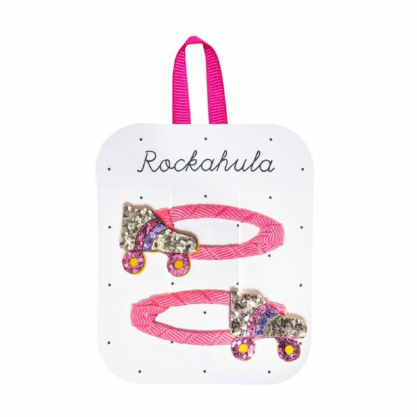 Barrettes à paillettes Roller Disco