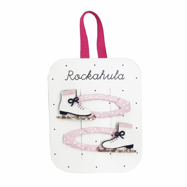 Barrettes Patineur sur glace