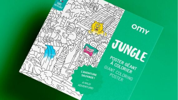 Poster à colorier - Jungle - 100x70