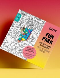 Poster à colorier - Fun park - 100x70