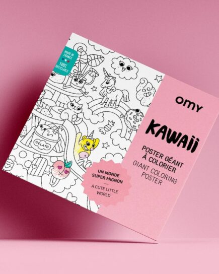 Poster à colorier - Kawaï - 100x70