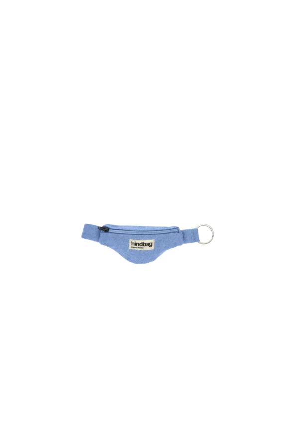 Porte-clés banane Côme Denim bleu