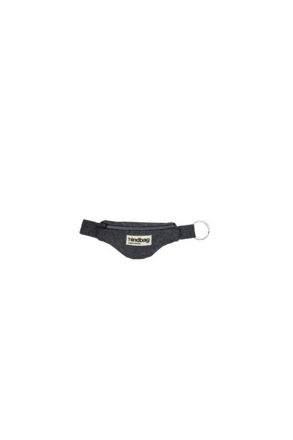 Porte-clés banane Côme Denim gris