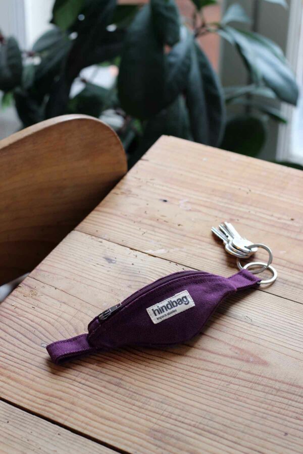 Porte-clés banane Côme Prune – Image 2