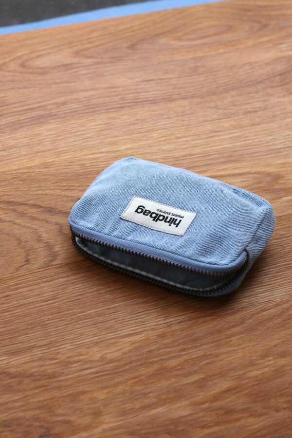 Porte-monnaie Lili Denim bleu – Image 2