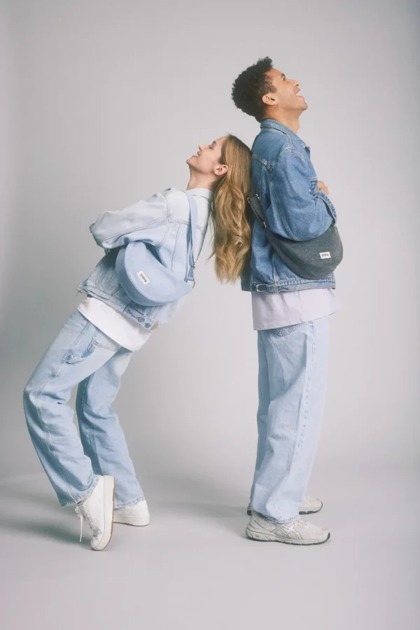 Sac Banane Andréa Denim bleu – Image 2