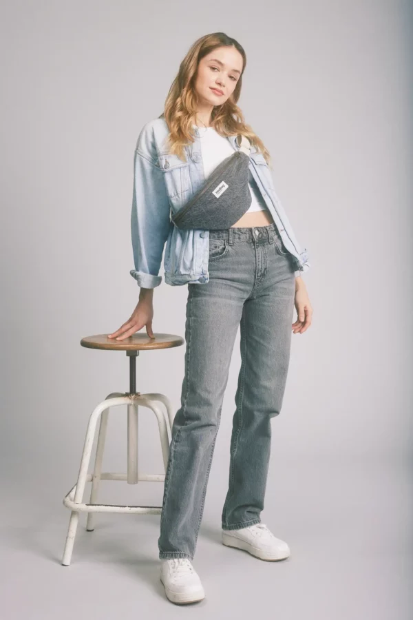 Sac banane Olivia Denim gris – Image 4