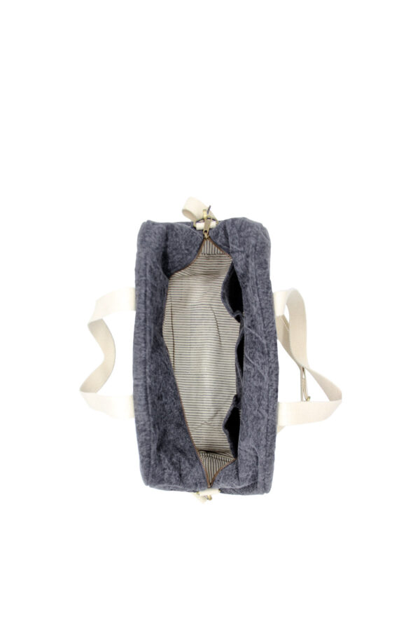 Sac bowling Charlie Denim gris – Image 2