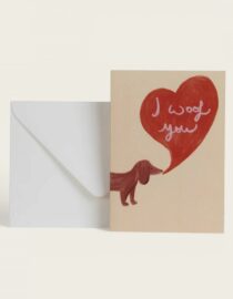 Carte Puppy "I woof you"