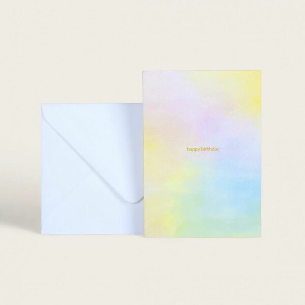 Carte Brume "Happy birthday"