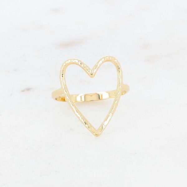 Bague Heavy - coeur ajouré