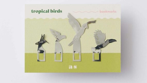 Oiseaux tropicaux - Marque-pages métal