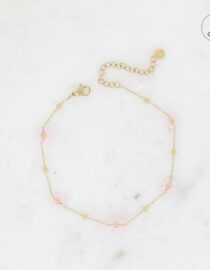 Bracelet de cheville Valse florale