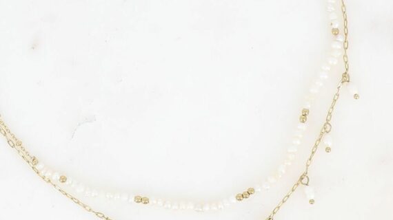 Collier - Soleil et perles d'eau douce