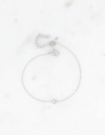 Bracelet - petit oxyde de zirconium Argent