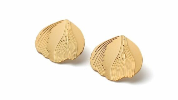 Boucles d'oreille Eclosion Strie