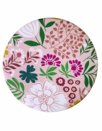 Miroir rond de poche motif Baya