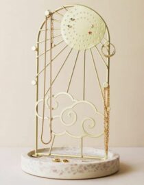 Porte-bijoux Sunshine avec base en terrazzo