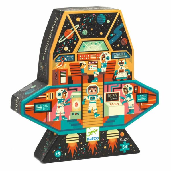 Puzzles silhouettes Station spatiale - 54 pcs
