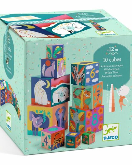 Cubes premier âge Animaux sauvages
