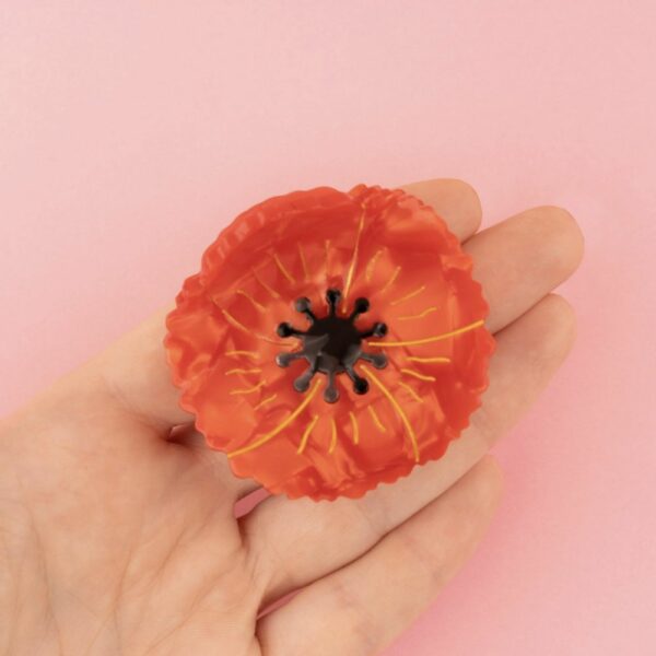 Pince à cheveux Coquelicot