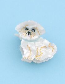 Pince à cheveux Bichon
